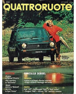 Quattroruote 324 ott 1982 Ritmo,Corso,A112,Fiat 127,Golf Turbo ed.Domus