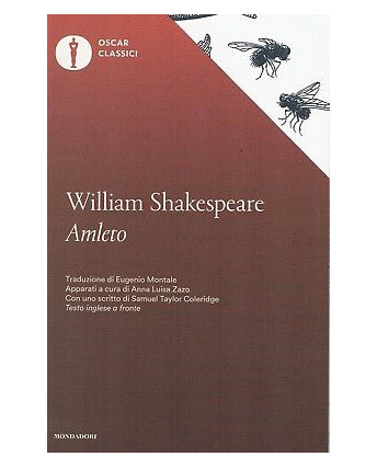 William Shakespeare:Amleto ed.Oscar Classici Mondadori sconto 50% B01