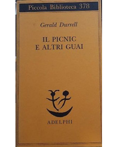 Gerald Durrell: Il picnic e altri guai ed. Adelphi A98