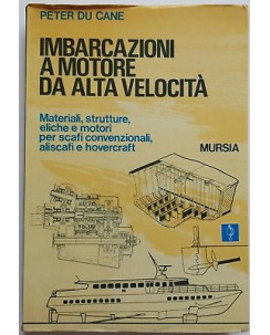 Peter Du Cane: Imbarcazioni a motori ad alta velocita' ed. Mursia 1978 A94