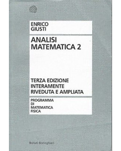 Enrico Giuisti:analisi matematica 2 3 ediz.Bollati sconto 50% B01