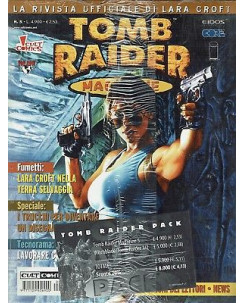Tomb Raider Magazine  5 la rivista Lara Croft BLISTERATO allegato ed.Cult C.FU13