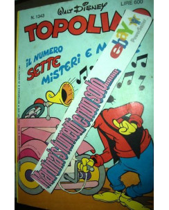 Topolino n.1343 ed. Walt Disney - Mondadori