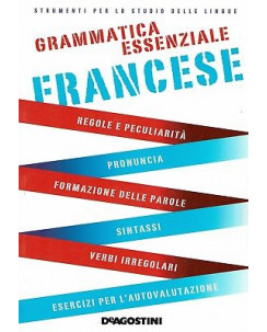 Grammatica Essenziale Francese ed.DeAgostini NUOVO sconto 50% B01
