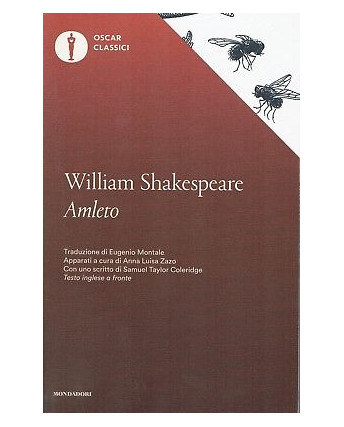 William Shakespeare:Amleto ed.Oscar Classici Mondadori sconto 50% B03