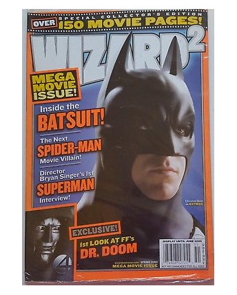 WIZARD MEGA MOVIE ISSUE SPRING 2005 BATMAN BEGIN lingua originale BLIST. OL10