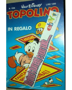 Topolino n.1558 ed.Walt Disney Mondadori