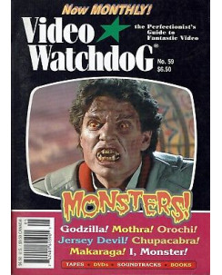 Video Watchdog  59 guide to Fantastic video:Monsters,Godzilla,Orochi,Devil A94