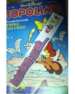 Topolino n.1463 pieghevole pubbl.Mattel BARBIE vintage ed. Walt Disney Mondad