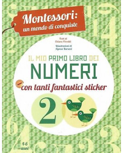 Montessori: Il mio primo libro dei numeri ed. WSkids SCONTO 50% NUOVO! FF14
