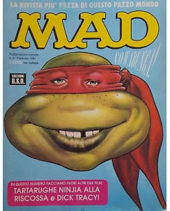 Mad  2 1991 [Tartarughe Ninja alla riscossa, Dick Tracy] ed. B.S.D. FU13