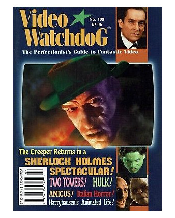 Video Watchdog 109 guide to Fantastic video:Creeper,Hulk,Sherlock Holmes A94