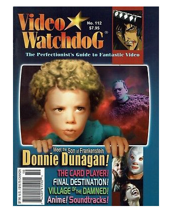Video Watchdog 112 guide to Fantastic video:Final Destination,the Card Playe A94