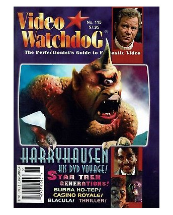 Video Watchdog 115 guide to Fantastic video:Star Trek,Casino Royale,Blacula A94