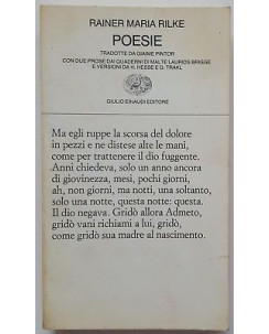 Rainer Maria Rilke: Poesie ed. Einaudi A49