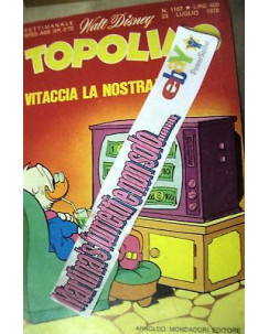 Topolino n.1182 ed.Walt Disney Mondadori 