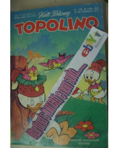 Topolino n.1191 ed.Walt Disney Mondadori 