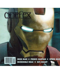 Cinefex 114 Iron Man,Speed Racer,Incredible Hulk,Get Smart,Prince Caspian A67