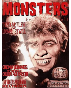 MONSTERS from the Vault vol. 6 n. 13 Horror's golden age III,Lionel Atwill