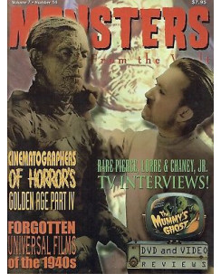 MONSTERS from the Vault vol. 7 n. 14  Horrors golden Age IV,Rare Pierce,Lorre