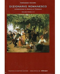 F.Ravaro:dizionario romanesco vol.1/2 completa ed.Newton/Messaggero A05
