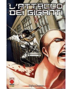 L'Attacco dei Giganti n. 2 di Hajime Isayama Prima edizione Panin