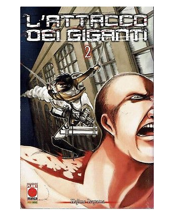 L'Attacco dei Giganti n. 2 di Hajime Isayama Prima edizione Panin