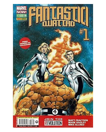 Fantastici Quattro n.345 COVER A Marvel Now  1 ed.Panini NUOVO