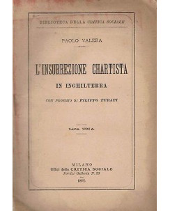 P.Valera:l'insurrezione Chartista in Inghilterra ed.Milano 1895 A75