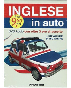 Inglese in auto dvd audio 3 ore ascolto + volume NUOVO sconto 50% B01
