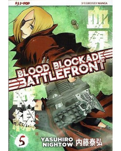 Blood Blockade Battlefront 5 di Y.Nightow ed J-pop sconto 50%
