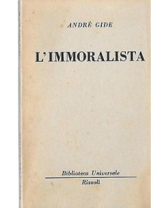 Andre' Gide: L'immoralista ed. BUR 1958 A15