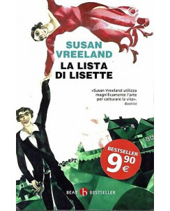 Susan Vreeland:la lista di Lisette ed.Beat NUOVO sconto 50%  B13