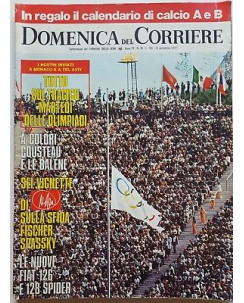 Domenica del Corriere 74/38 19/09/1972 Le nuove Fiat 126 e 128 Spider FF15