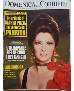 Domenica del Corriere 74/39 26/09/1972 Lollobrigida, Il Padrino di Puzo FF15