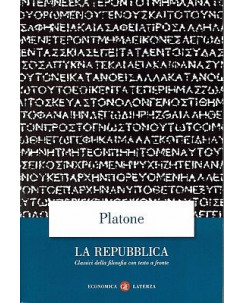 Platone:la Repubblica classici della filosofia ed.Laterza NUOVO B14