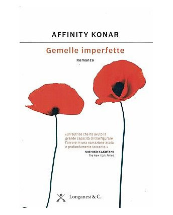 Affinity Konar:gemelle imperfette ed.Longanesi sconto 50% B14