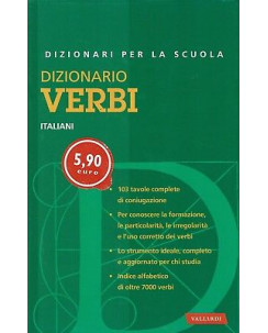 Dizionario per la scuola i VERBI ed. Vallardi NUOVO B40