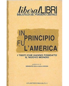 LiberaLibri 1 In principio fu l'America ed. Atlantide 1995 A67
