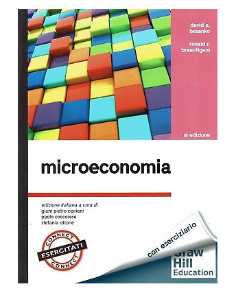 Besanko:Microeconomia ed.McGraw Hill con eserciziario III ed. sconto 50% B39