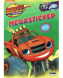 Nickelodeon:Blaze e le mega macchine Megasticker ed.Fabbri NUOVO sconto 50% FF20