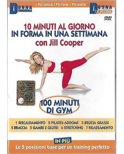 10 minuti al giorno in forma in una settimana di Jill Cooper - DVD DonnaMod 2005