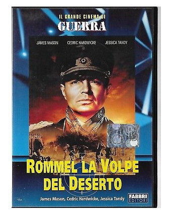 Rommel La Volpe del Deserto con James Mason, C. Hardwicke, J. Tandi - DVD Fabbri