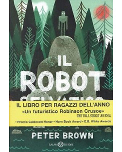 Peter Brown:il Robot selvatico ed.Salani NUOVO sconto 50% B16