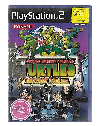 Videogioco per PlayStation 2: Teenage Mutant Ninja Turtles Mutant Melee 12+