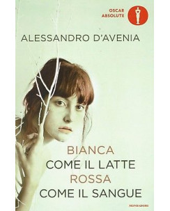 A.D'Avenia:Bianca come il latte rossa co ed.Oscar Mondadori NUOVO sconto 50% B37