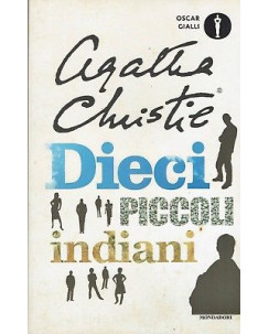 Agatha Christie:dieci piccoli indiani ed.Oscar Mondadori NUOVO sconto 50% B37