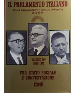 Il Parlamento Italiano 1861/1988 vol. 20 [1969-1972] ed. Nuova Cei 1992 FF04