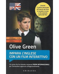 Olive Green:impara l'inglese con un film interattivo ed.Gribaudo sconto 50% B17
