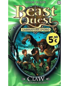 Adam Blade:Beast Quest armatura oro Claw ed.Salani NUOVO sconto 30% B17